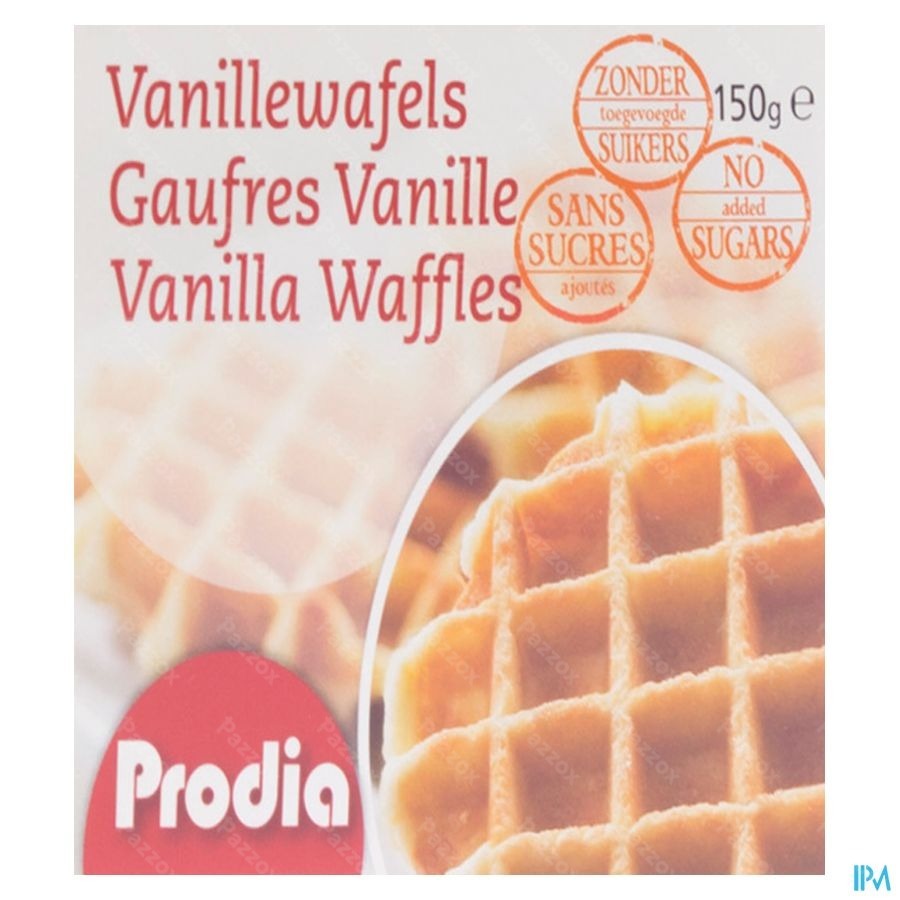 Prodia Gaufre Vanille+edulcorant 150g 5687 Revogan