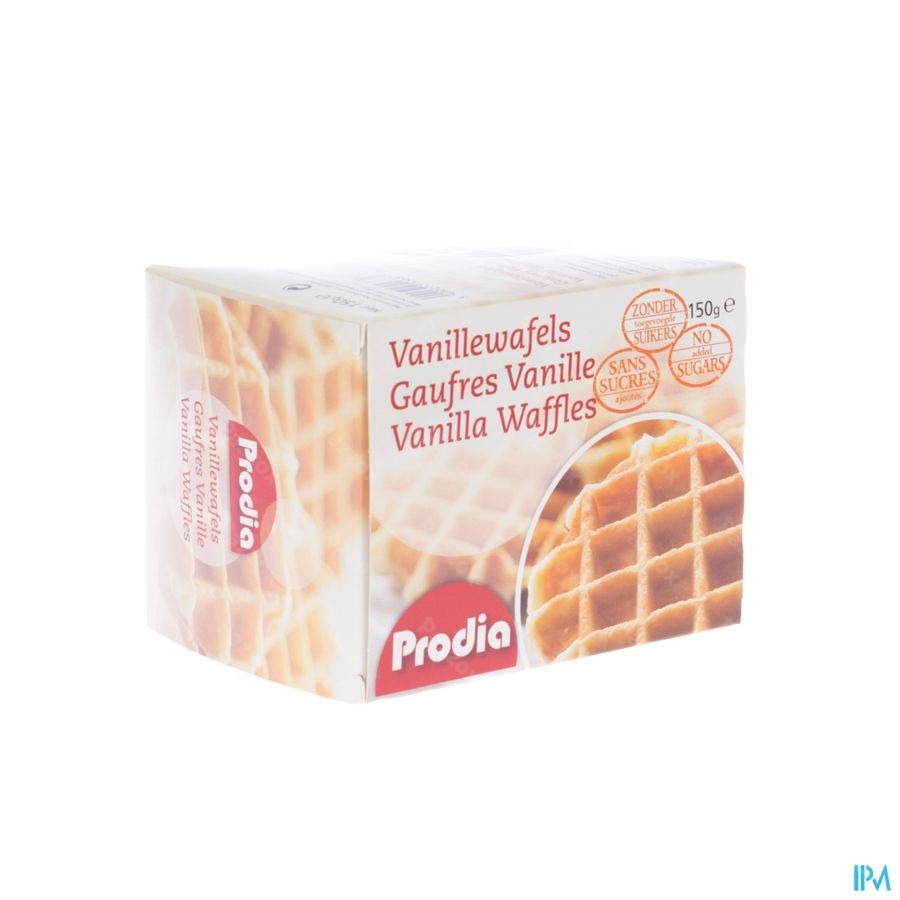 Prodia Gaufre Vanille+edulcorant 150g 5687 Revogan