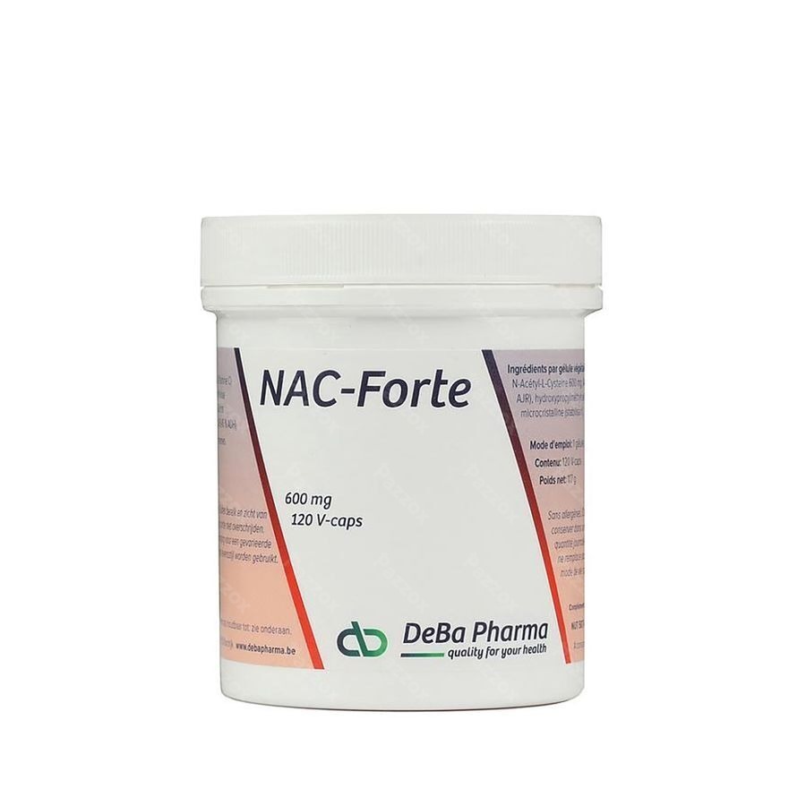 DeBa Pharma NAC-Forte 120 gélules végétales