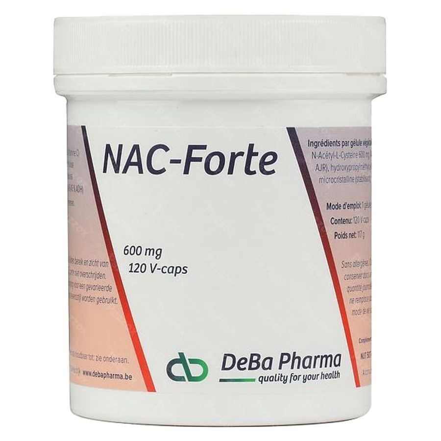 DeBa Pharma NAC-Forte 120 gélules végétales