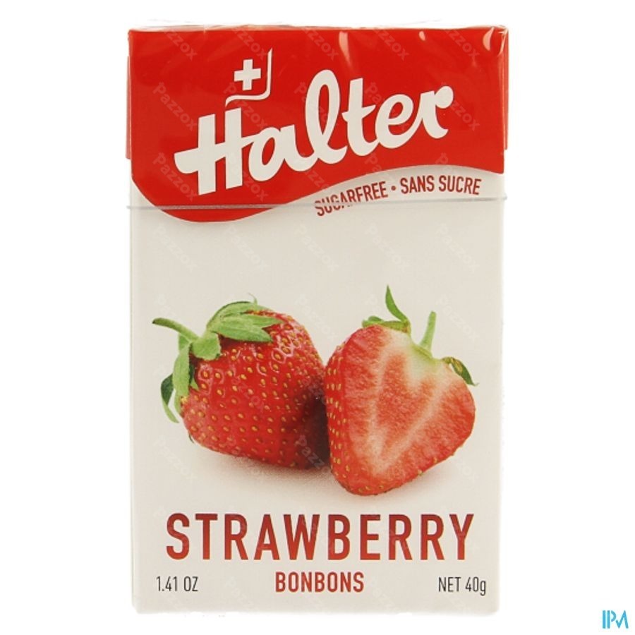 Halter Bonbon Fraise Ss 40g