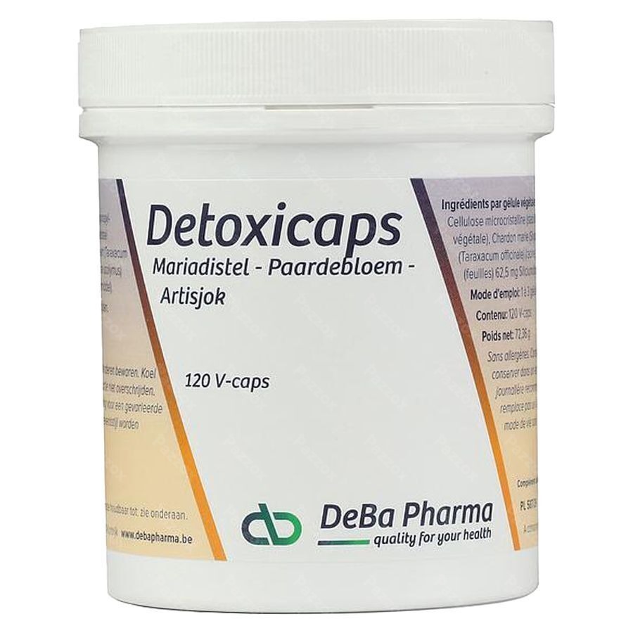 Detoxicaps V-caps 120 Deba