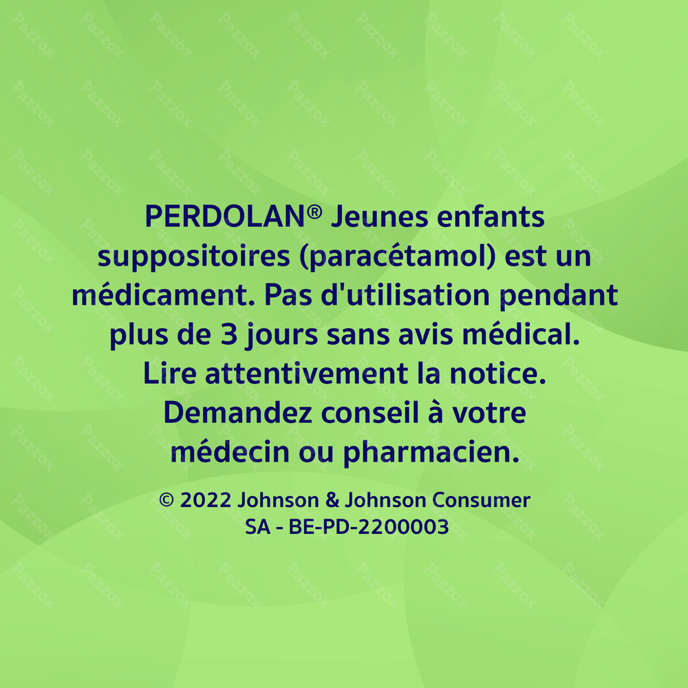 Perdolan Supp Jeun Enf 12x200mg