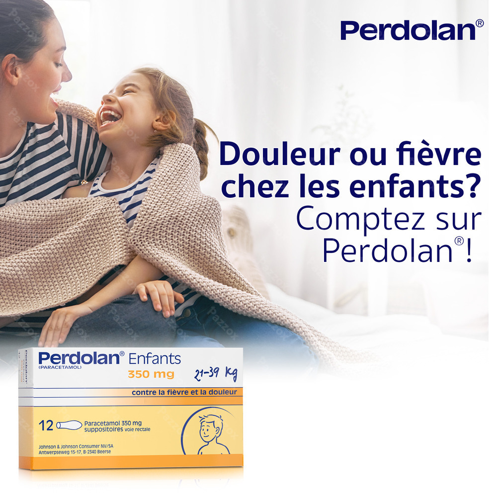 Perdolan Supp Enf 12x350mg
