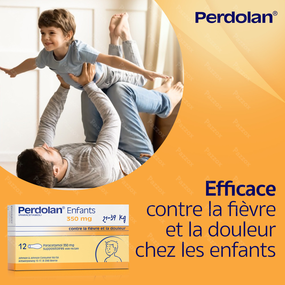 Perdolan Supp Enf 12x350mg