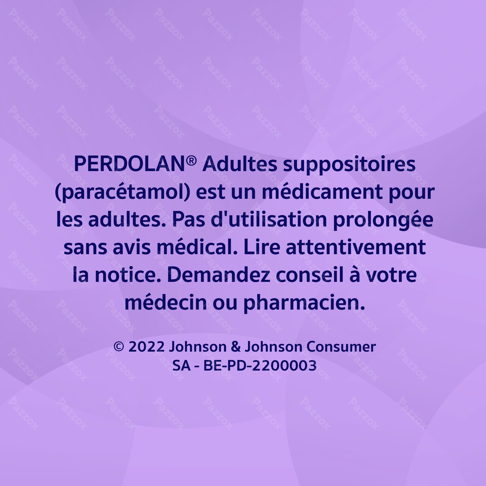 Perdolan Supp Ad 12x500mg