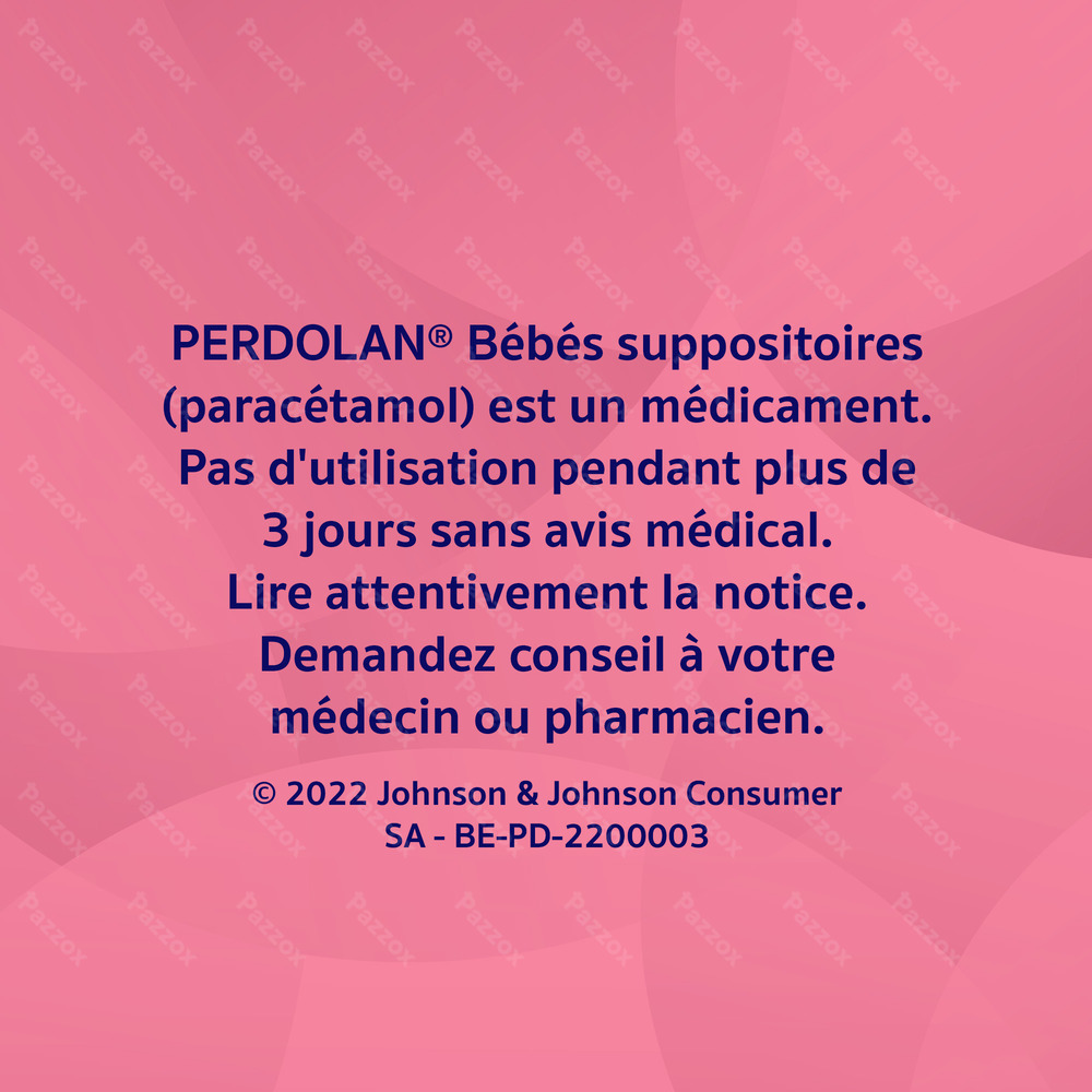 Perdolan Supp Baby 12x100mg