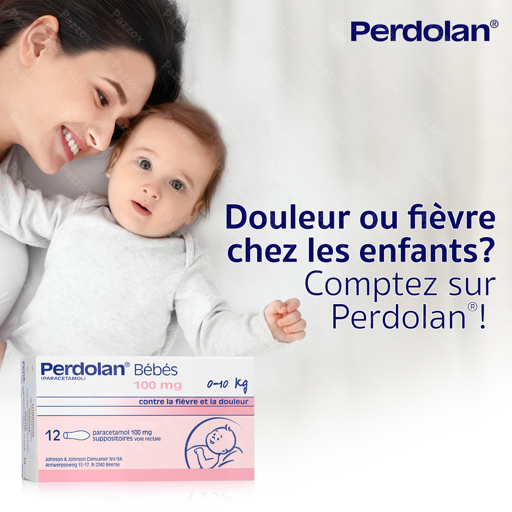 Perdolan Supp Baby 12x100mg