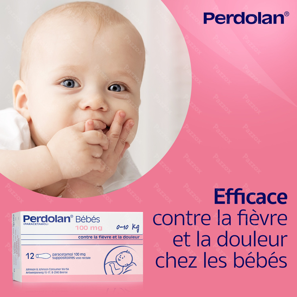 Perdolan Supp Baby 12x100mg