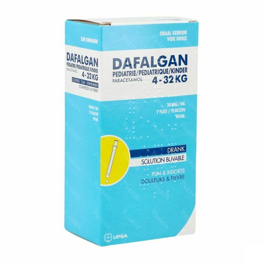 Dafalgan Pédiatrique 30mg/ml Sirop 90ml