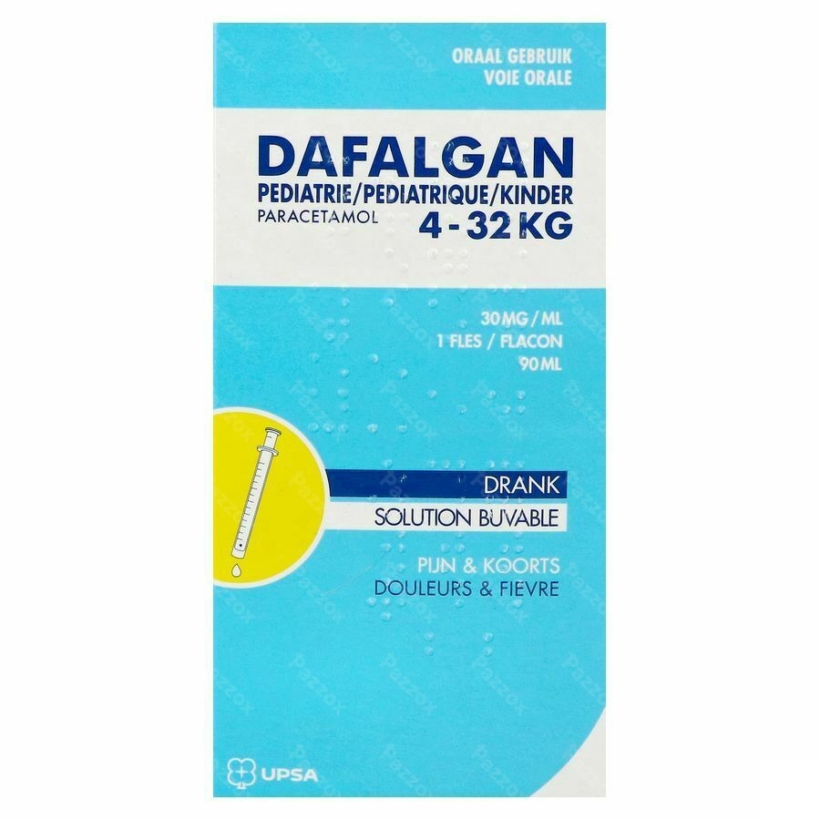 Dafalgan Pédiatrique 30mg/ml Sirop 90ml