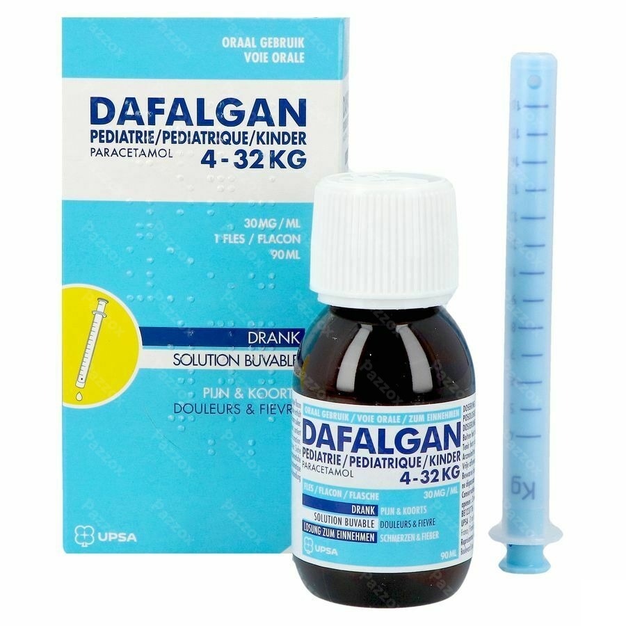 Dafalgan Pédiatrique 30mg/ml Sirop 90ml