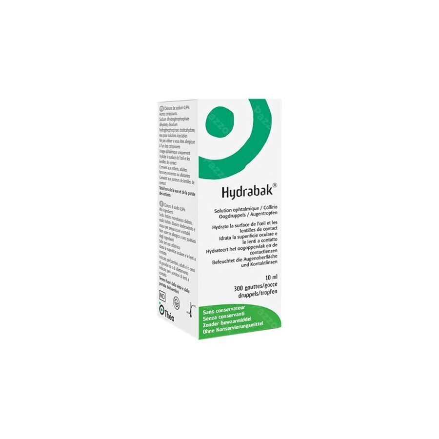 Hydrabak Collyre Hydratante Nacl S/conservat. 10ml