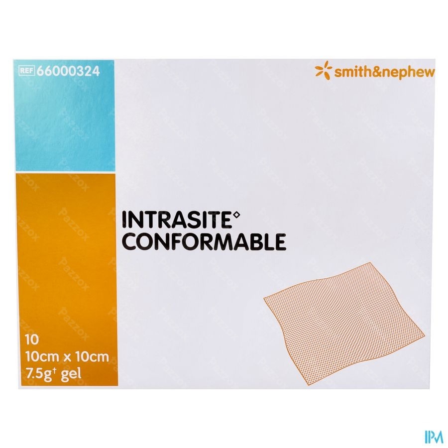 Intrasite Confor. Cp+gel 10x10cm 10 66000324