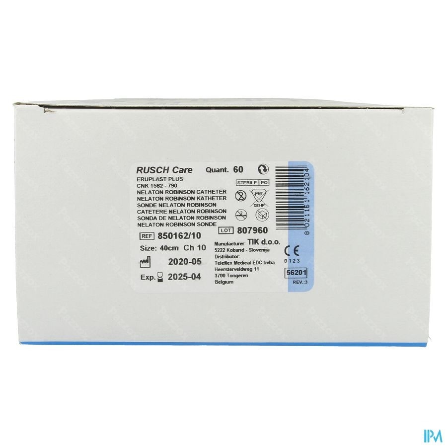 Ruschcare Eruplast Plus Nelat. Ch10 40cm 60 850162