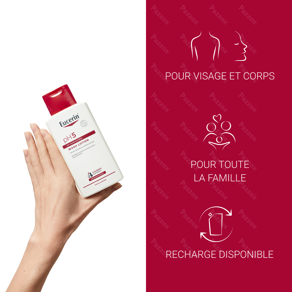 Eucerin pH5 Gel Lavant Peau Sèche et Sensible 200ml