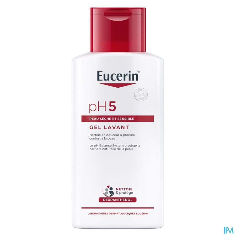 Eucerin pH5 Gel Lavant Peau Sèche et Sensible 200ml