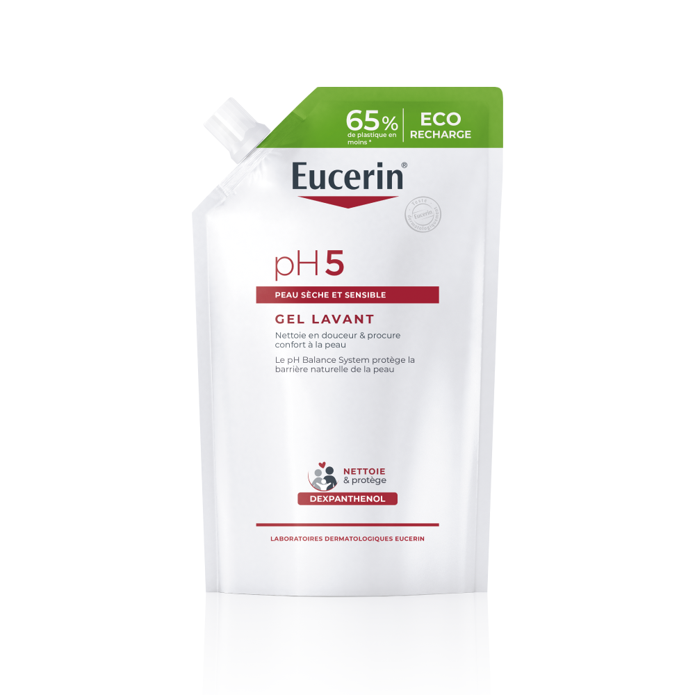 Eucerin pH5 Peau Sèche et Sensible Savon Refill 400ml