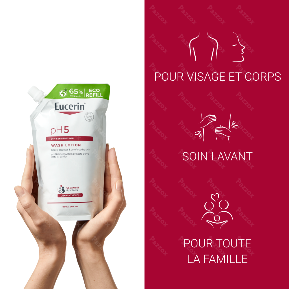 Eucerin pH5 Peau Sèche et Sensible Savon Refill 400ml