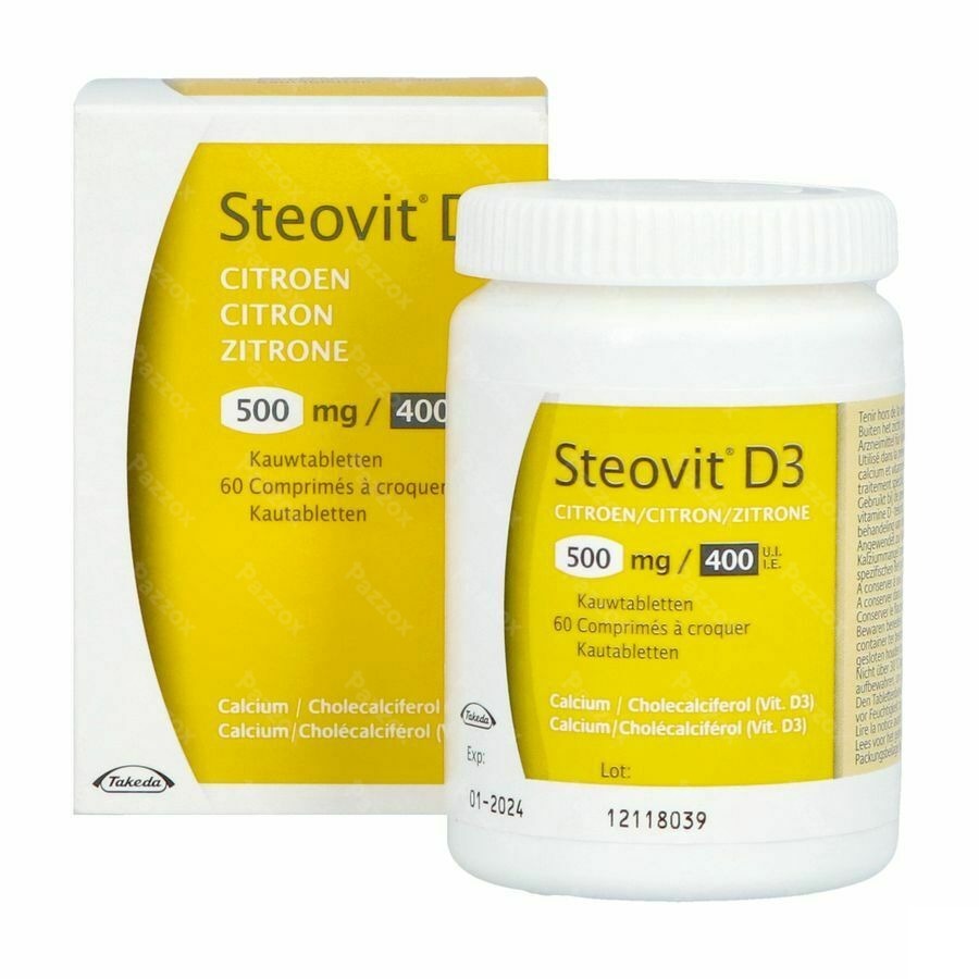 Steovit D3 500mg/400ui Comp 60