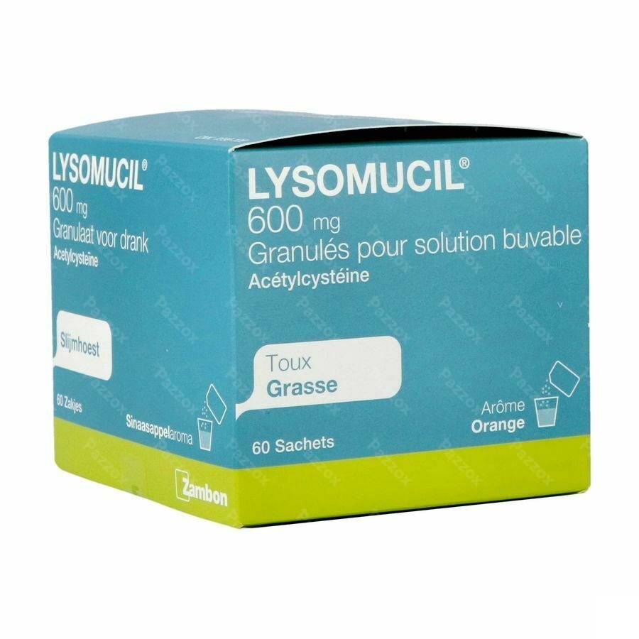 Lysomucil 600mg 60 Sachets