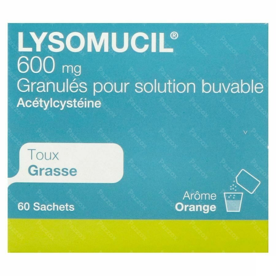 Lysomucil 600mg 60 Sachets