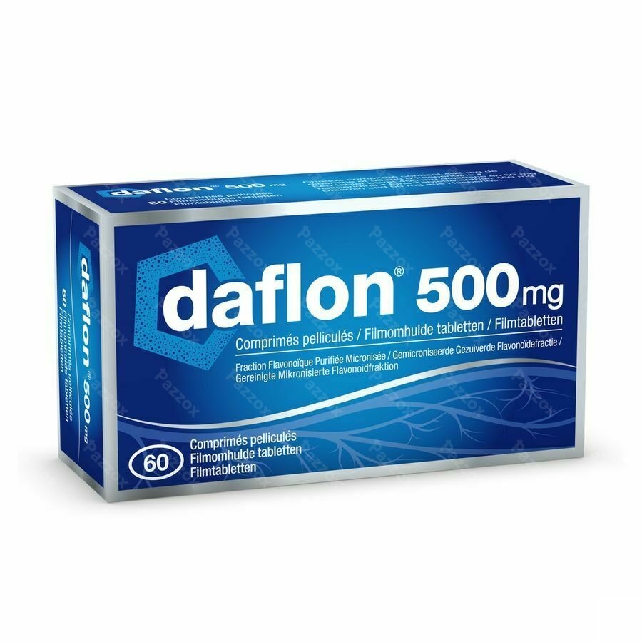 Daflon 500 mg 60 Comprimés