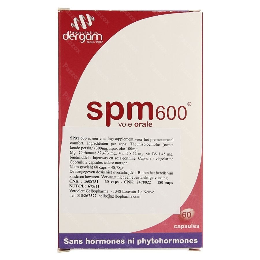 Spm 600 Dergam Caps 60
