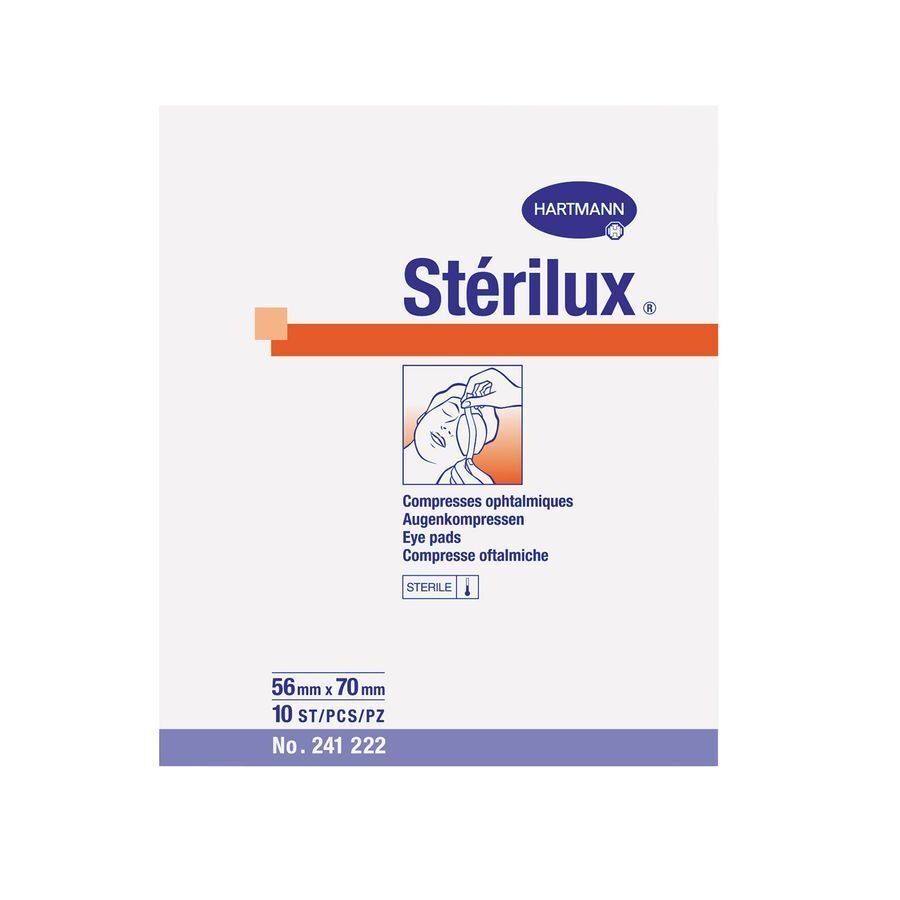 Sterilux Comp.ocul. 56x70 St.10 P/s