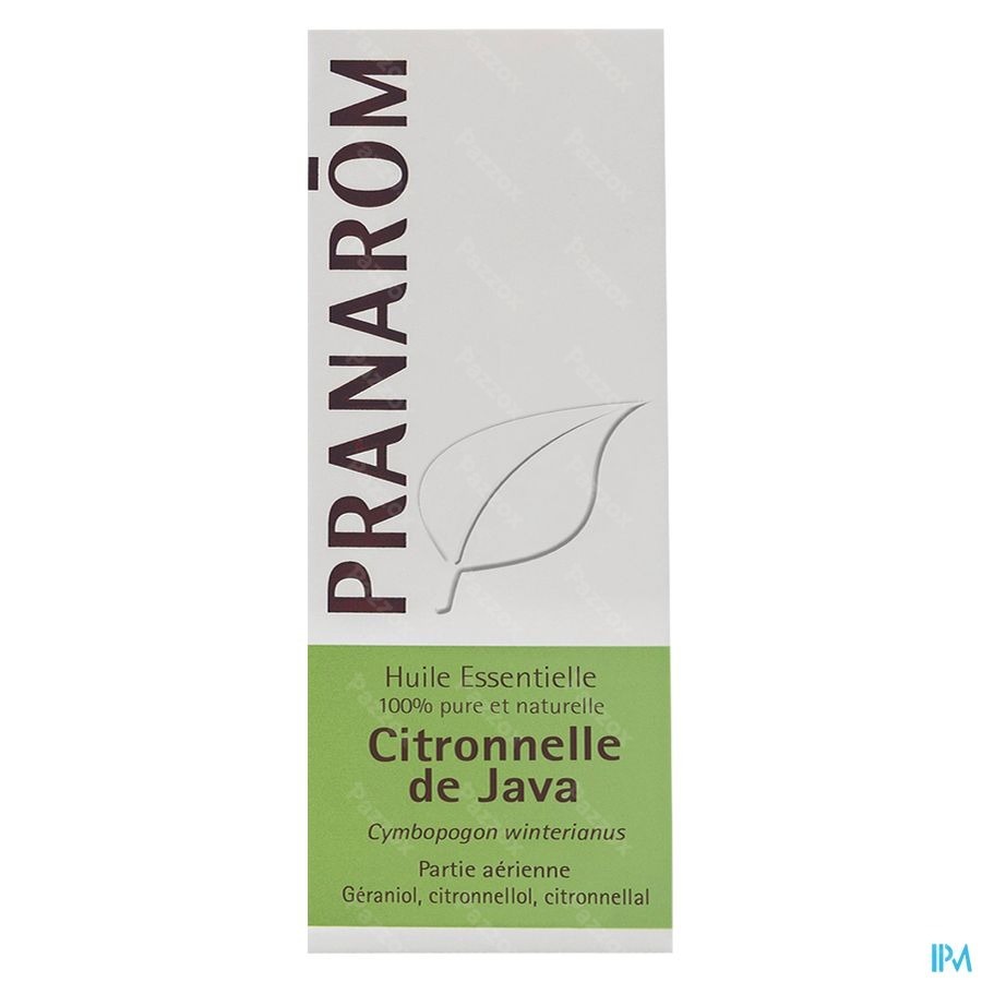 Pranarôm Huile Essentiel Citronnelle De Java 10ml