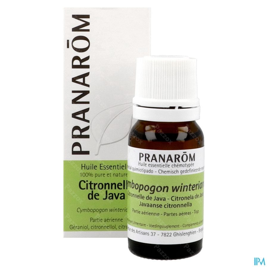 Pranarôm Huile Essentiel Citronnelle De Java 10ml