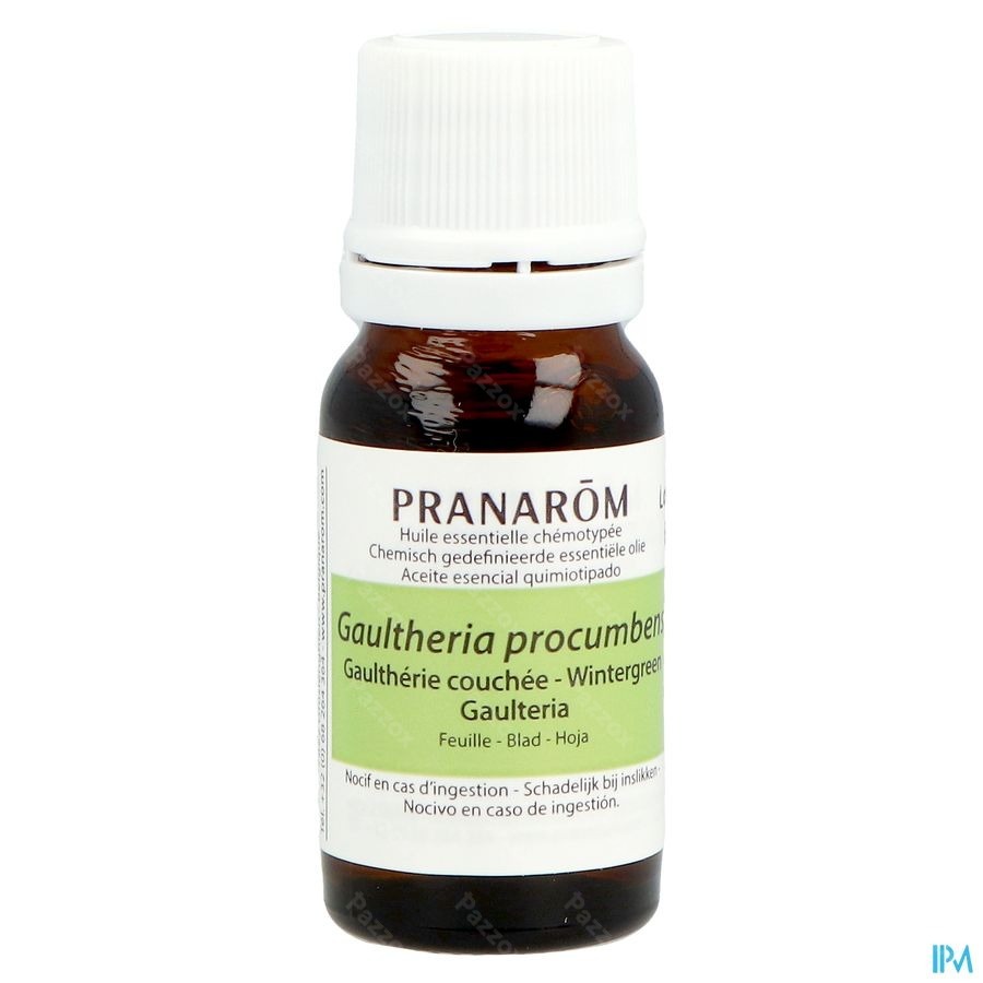 Pranarôm Huile Essentiel Gaultherie Couchee 10ml