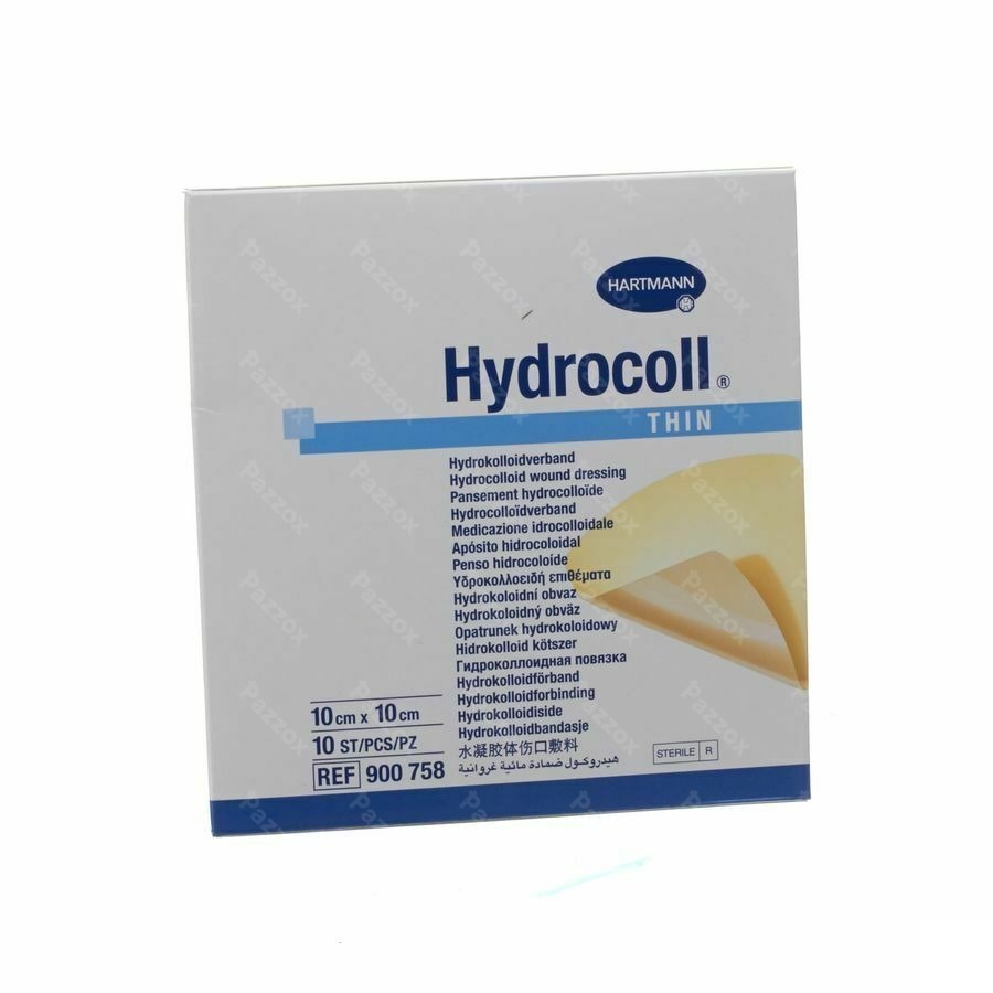 Hydrocoll Thin 10x10cm 10 9007582