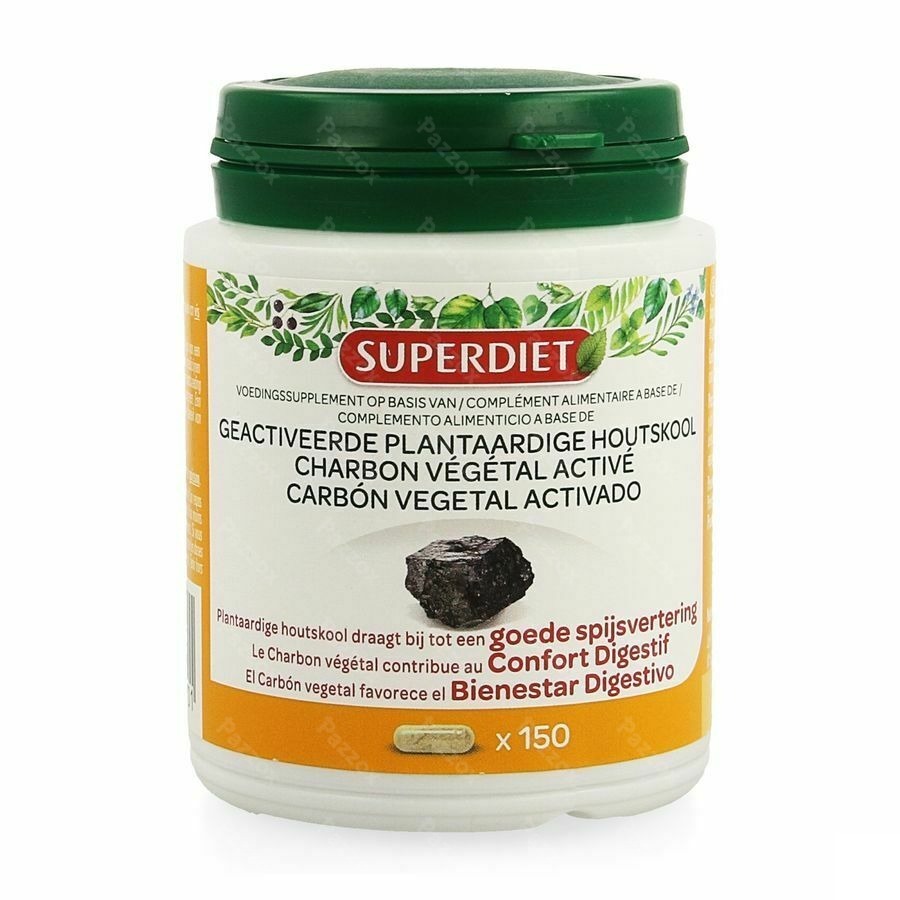 Superdiet Charbon Vegetal Active Caps 150