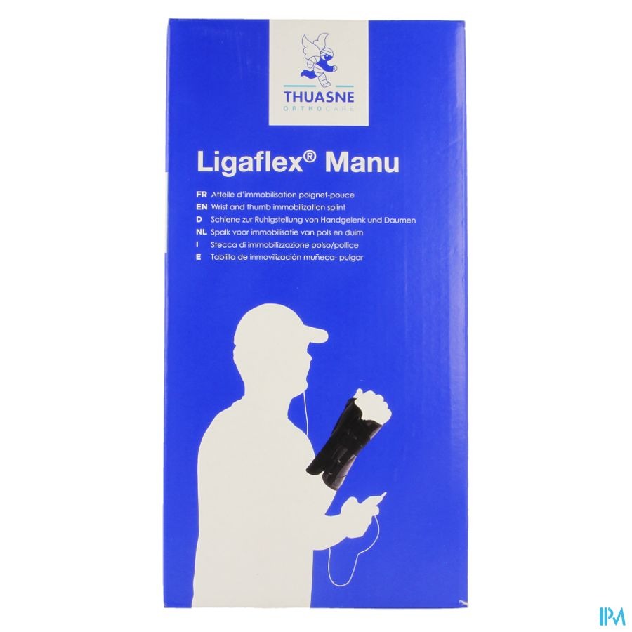 Ligaflex Manu Poignet Gauche Noir T3