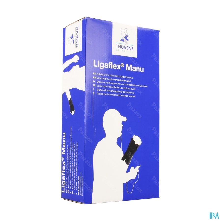 Ligaflex Manu Poignet Droit Noir T2