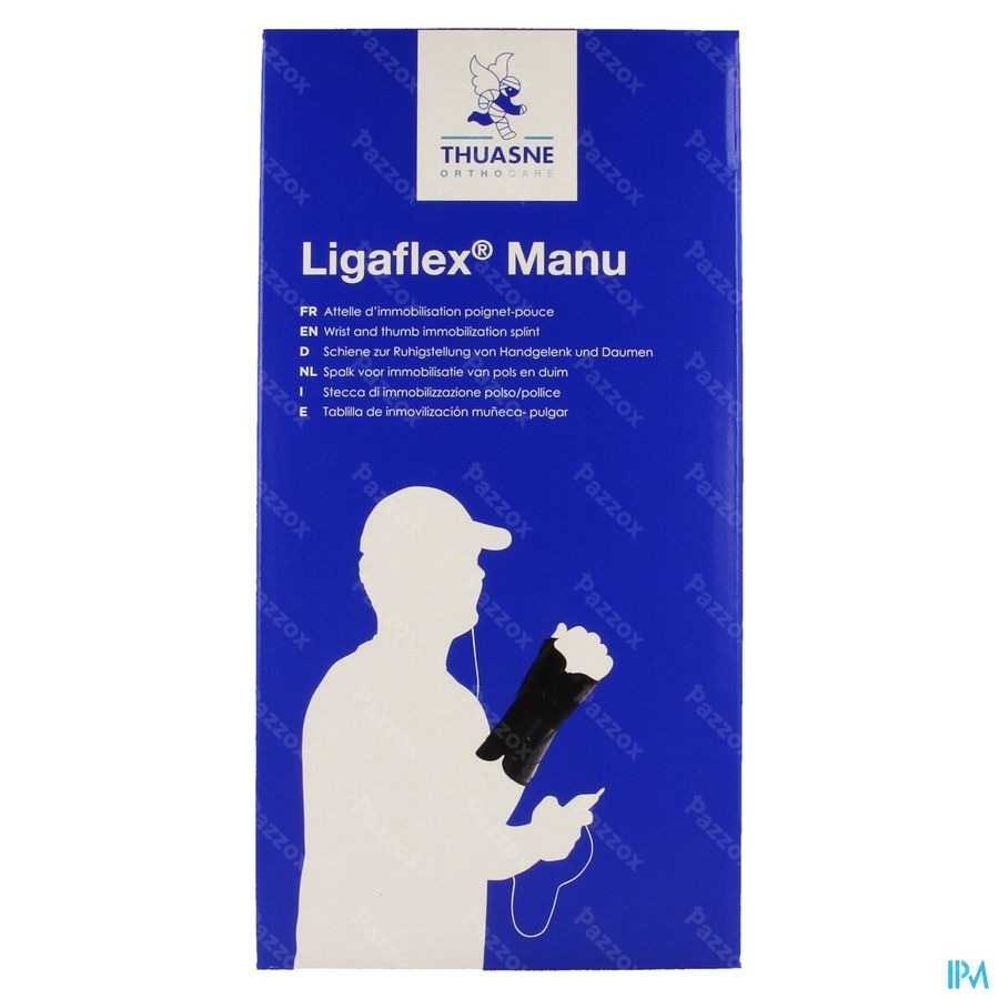 Ligaflex Manu Poignet Droit Noir T3