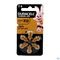 Duracell Easytab Pile Auditive Da312 6 Brun
