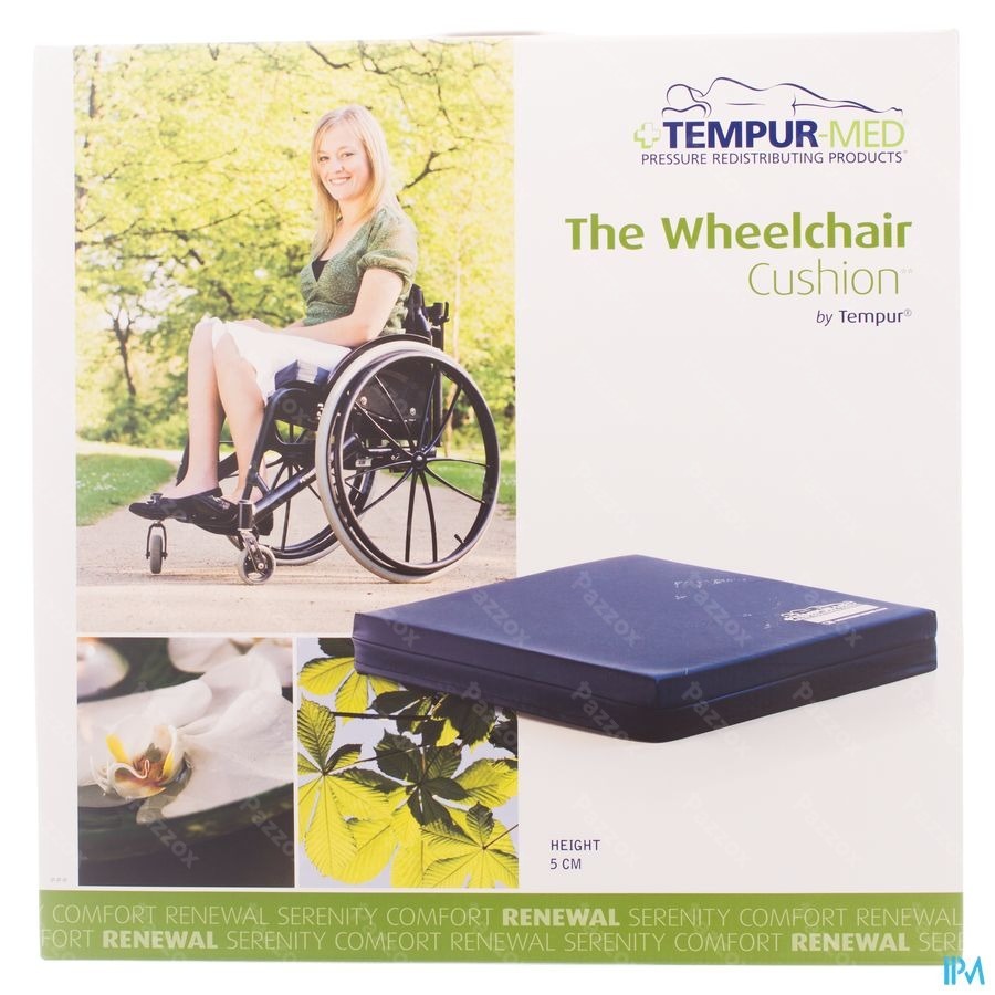 Tempur Coussin Siege + Housse Incontinence 40x40cm