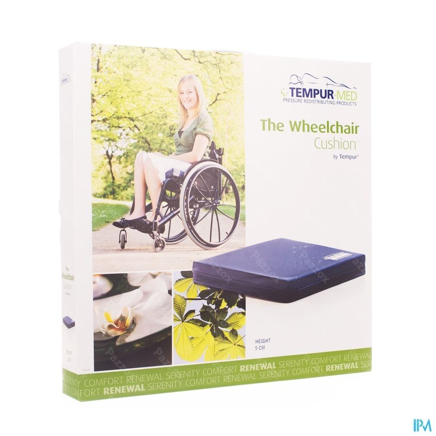 Tempur Coussin Siege + Housse Incontinence 40x40cm