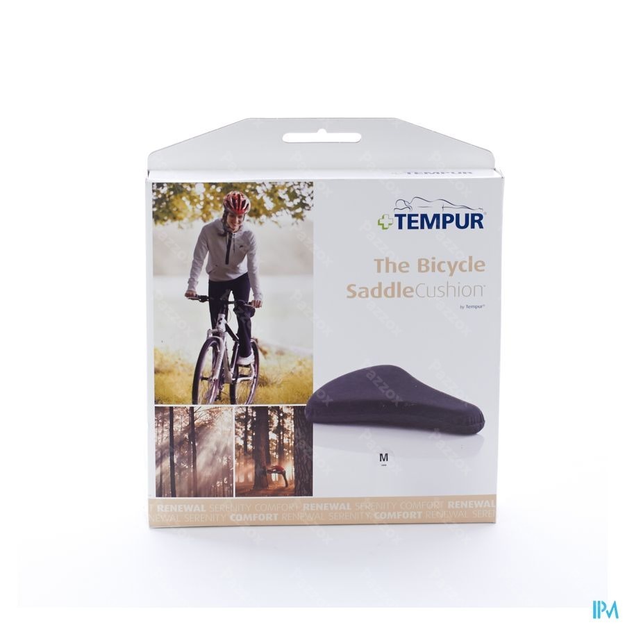 Tempur Selle Velo 27x25cm Noir M