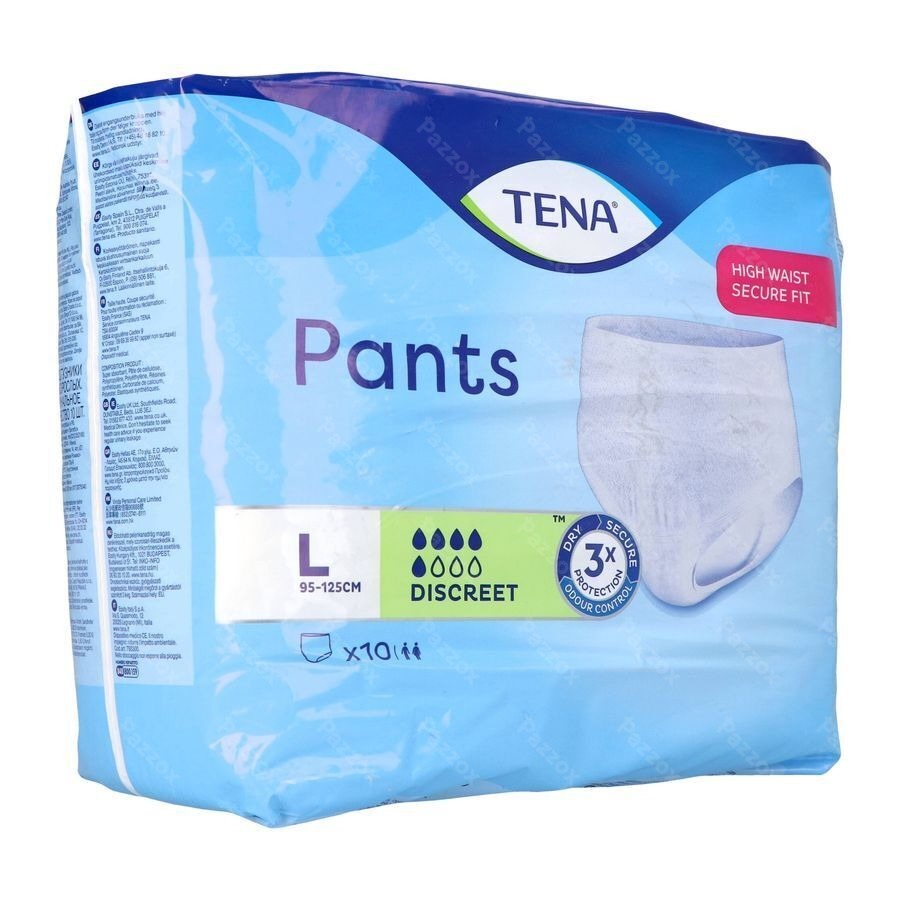 Tena Pants Discreet Large 95-125cm 10 793300
