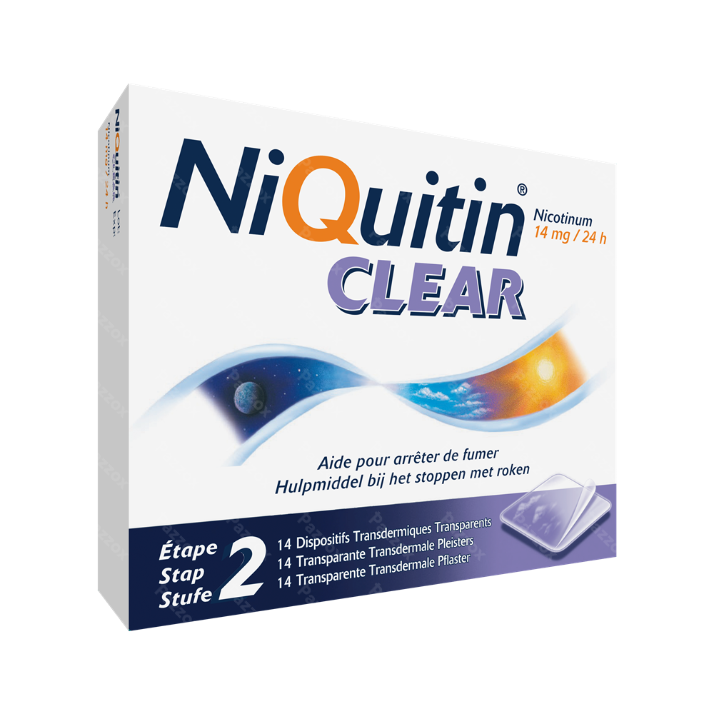 Niquitin Clear Patches 14 X 14mg