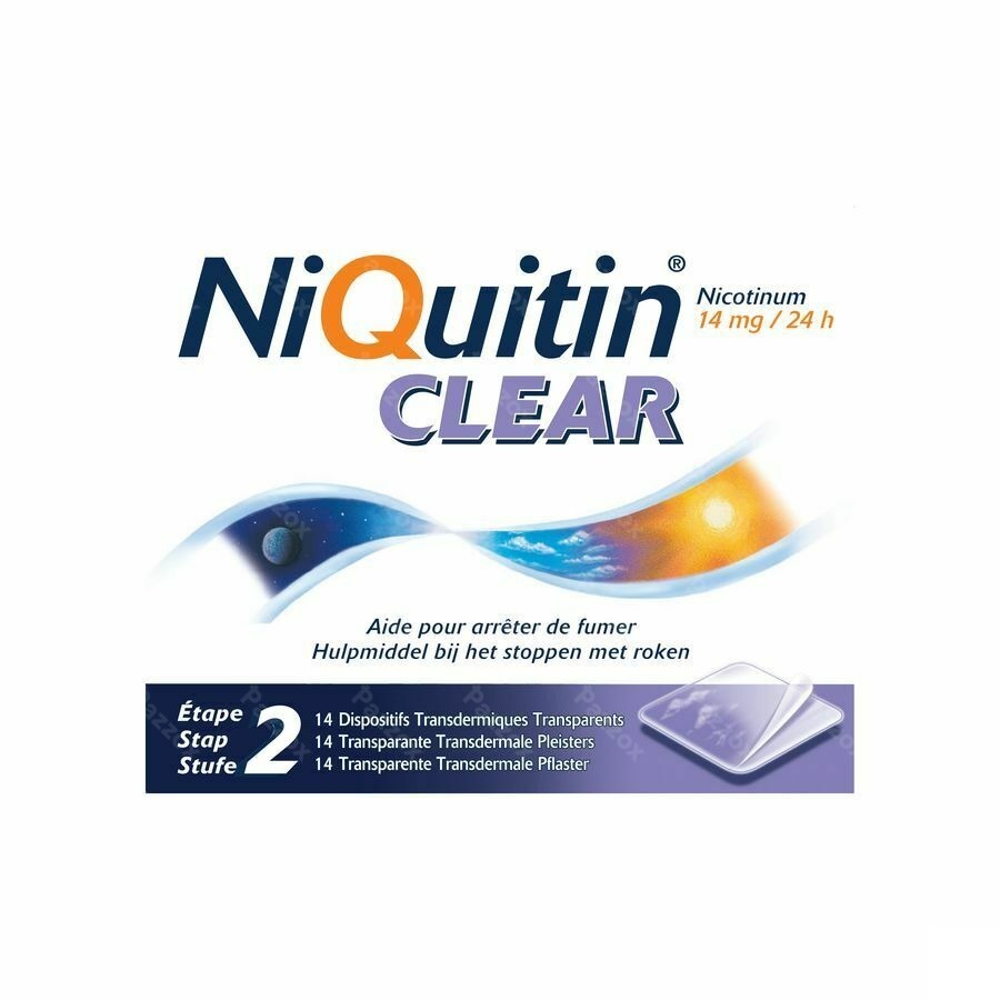 Niquitin Clear Patches 14 X 14mg