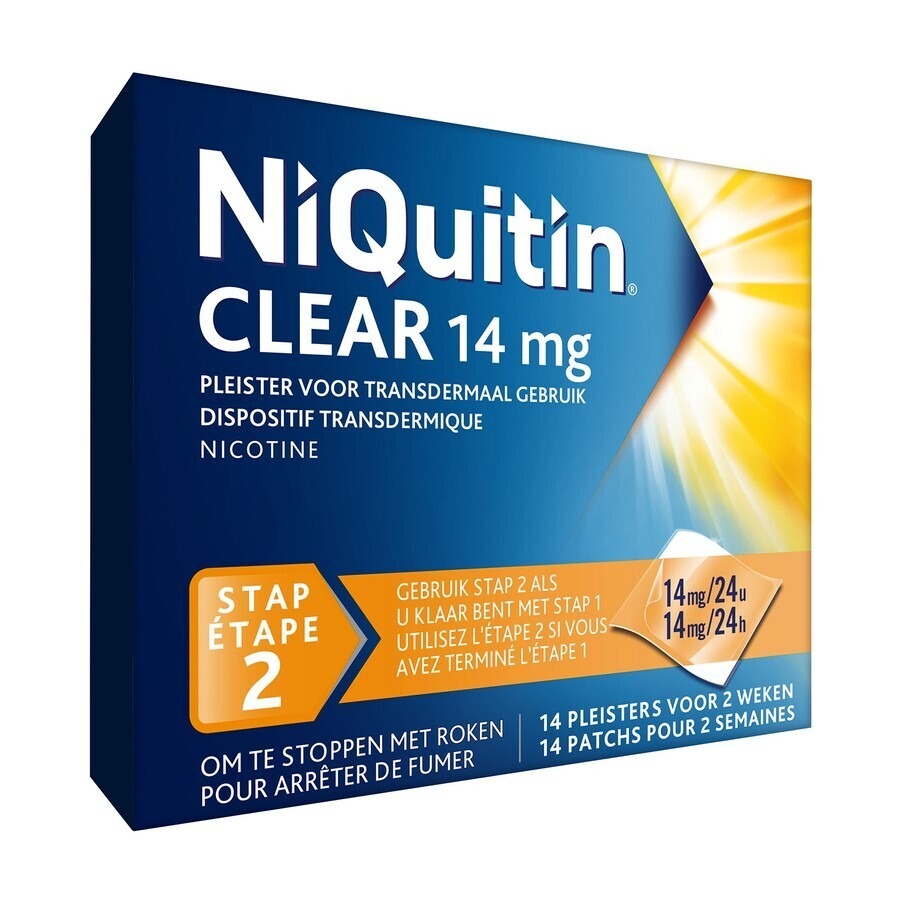 Niquitin Clear Patches 14 X 14mg
