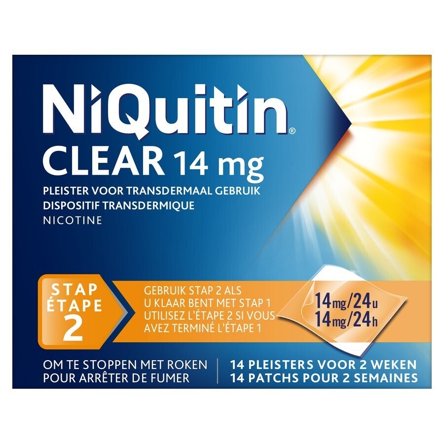 Niquitin Clear Patches 14 X 14mg