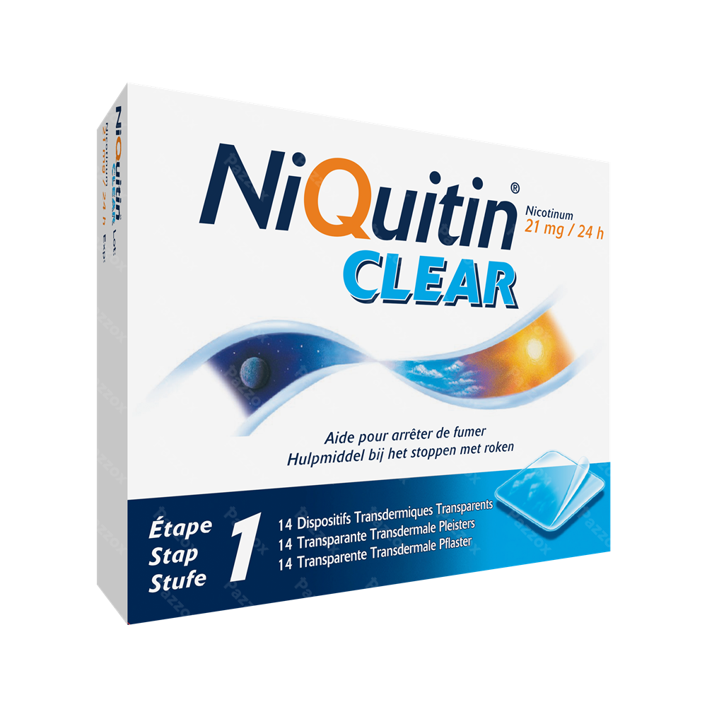 Niquitin Clear Patches 14 X 21mg