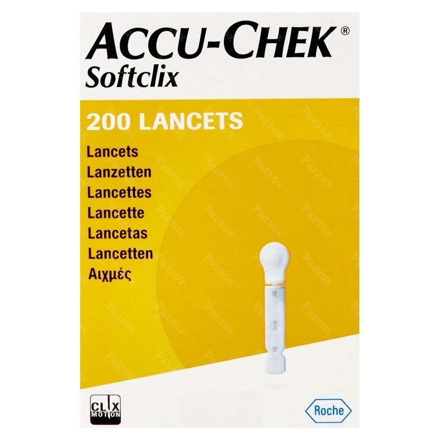 Accu Chek Softclix Lancet 200 3307484001