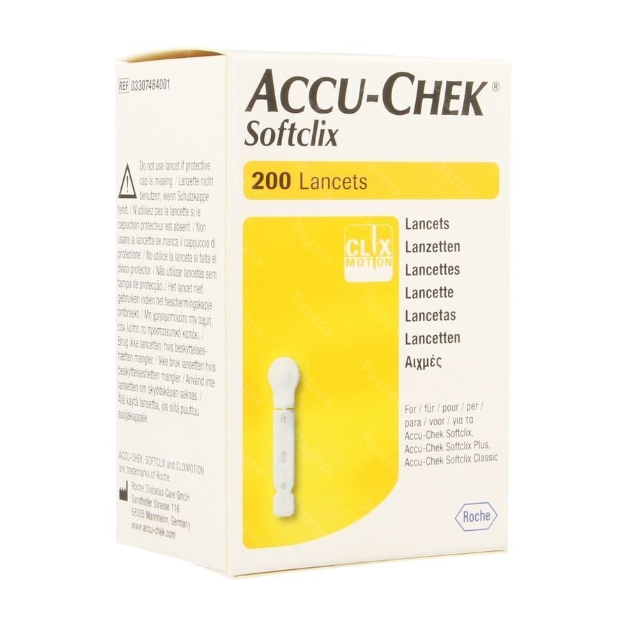 Accu Chek Softclix Lancet 200 3307484001