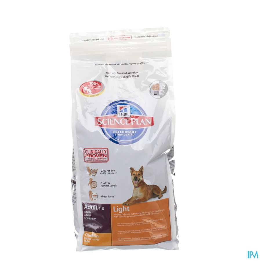 Hills Sc.plan Canine Light Ad Chicken 3kg 7703u